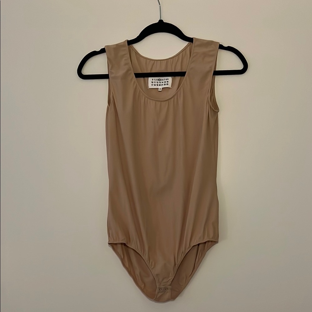 Maison Martin Margiela Tan Bodysuit One Piece
